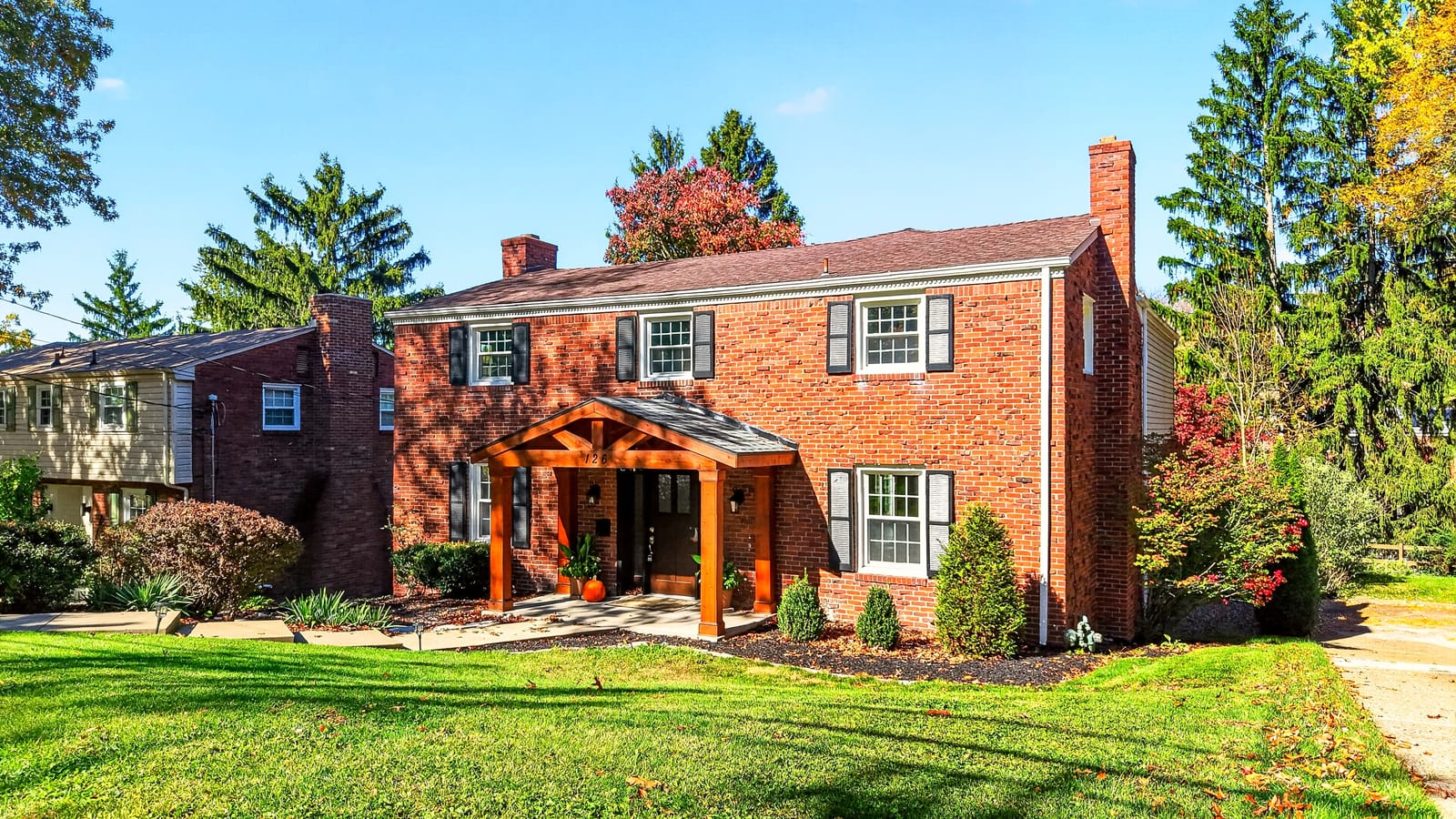 Front of the house