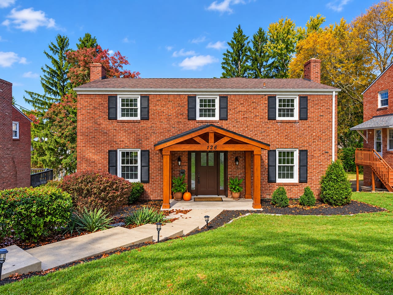 Front of the house