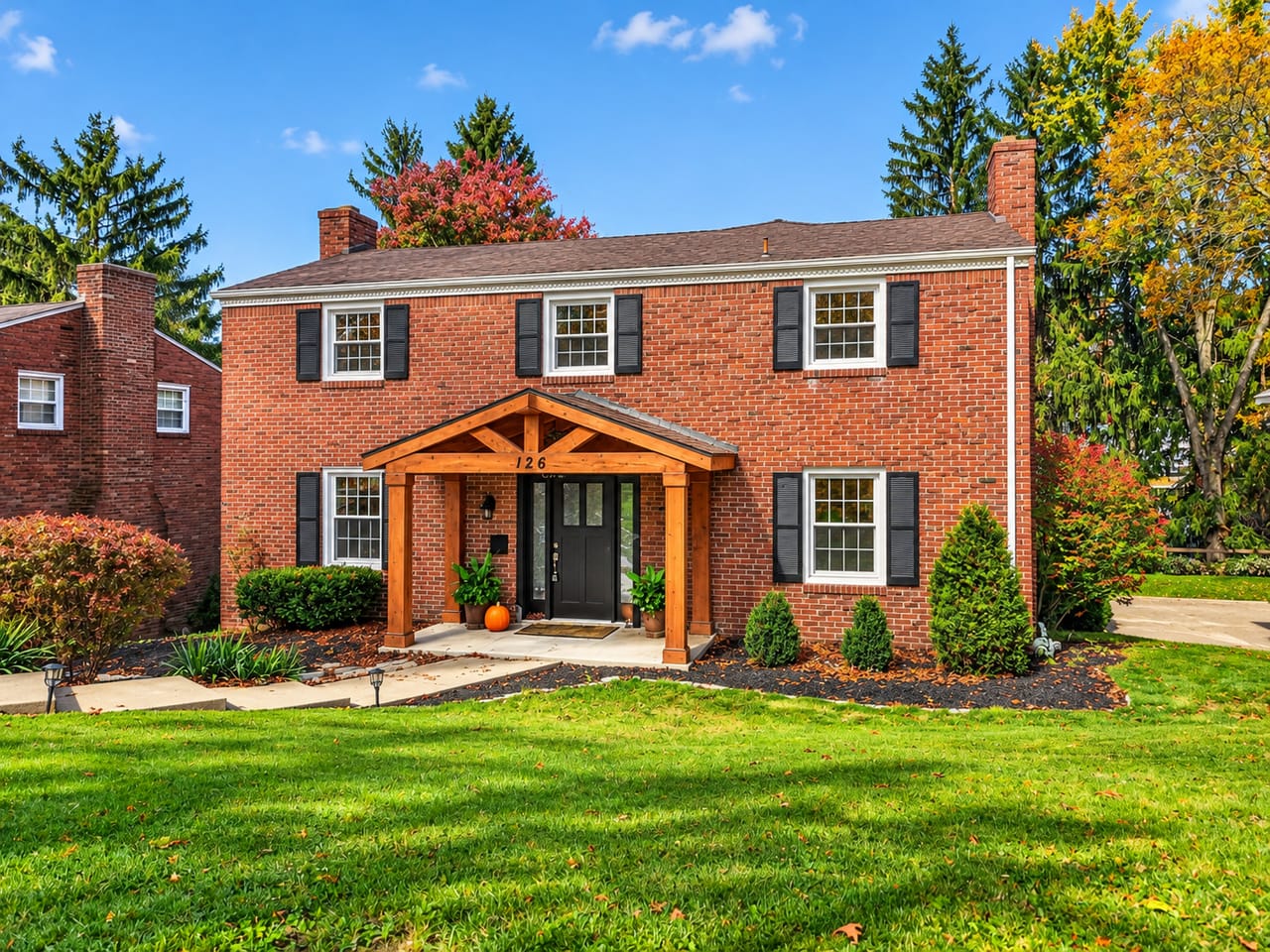 Front of the house