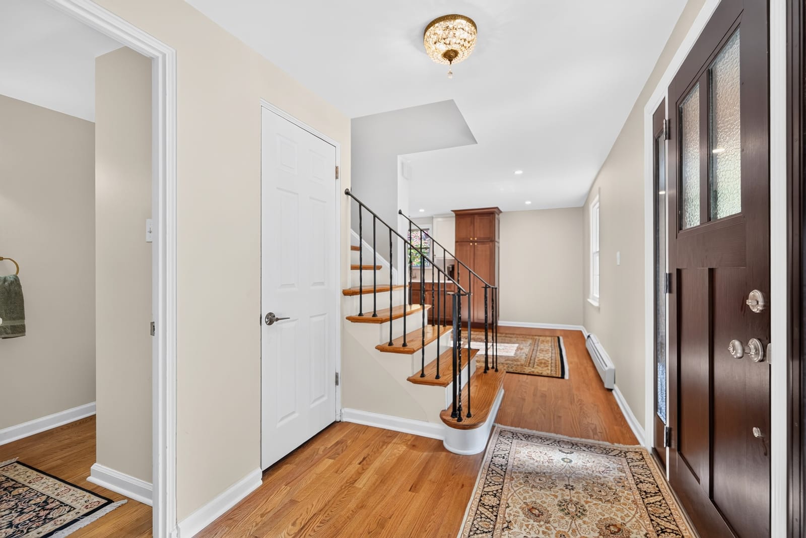 Entry foyer and staircase