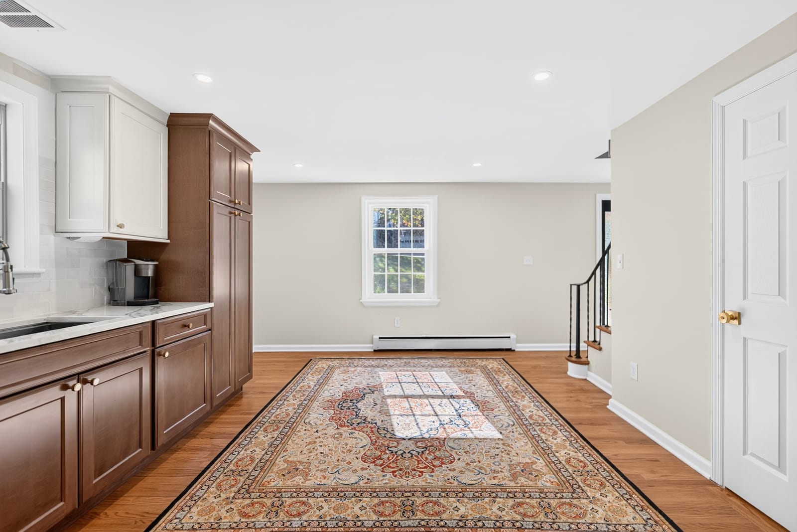 Kitchen and main level living area