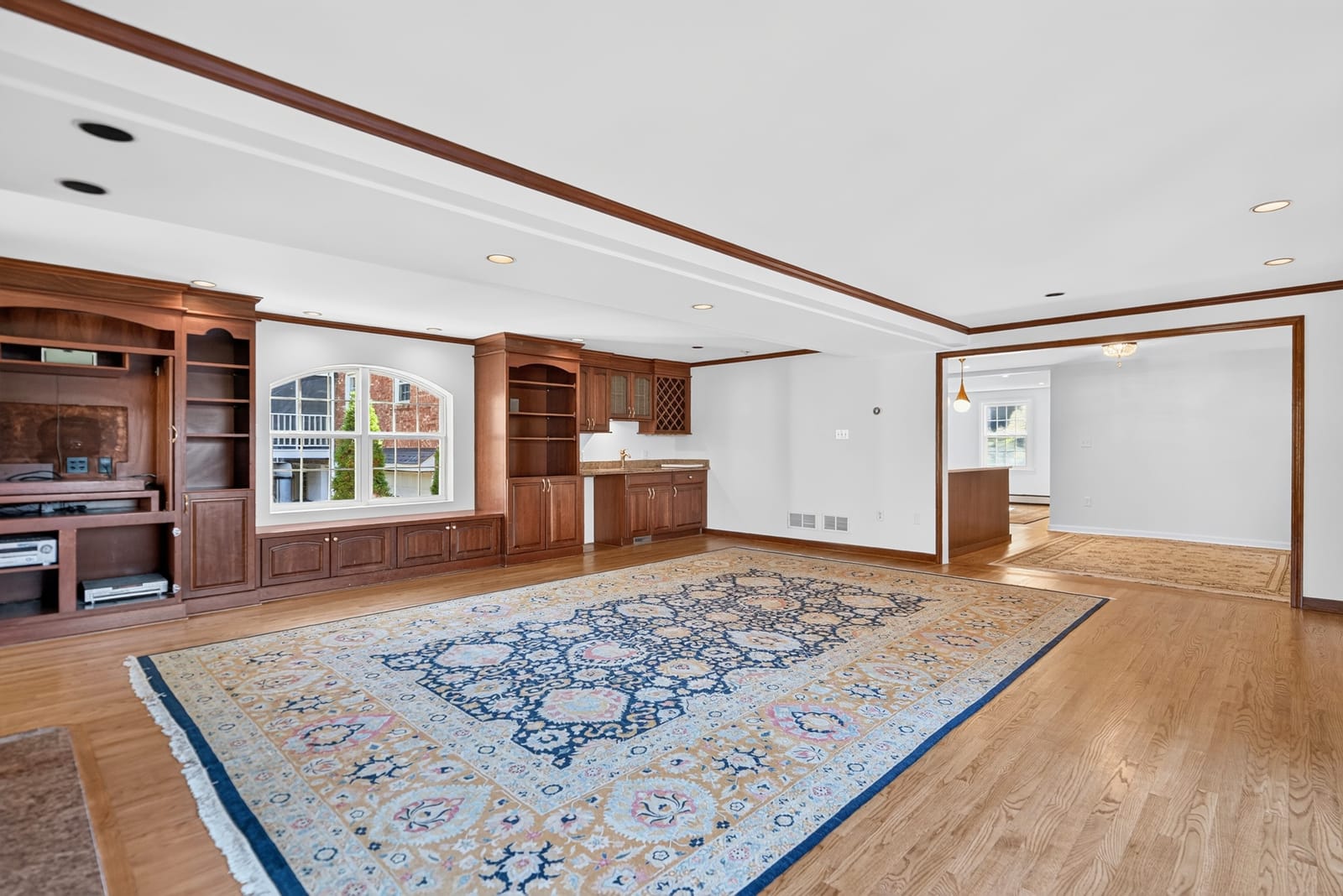 Family room built-ins