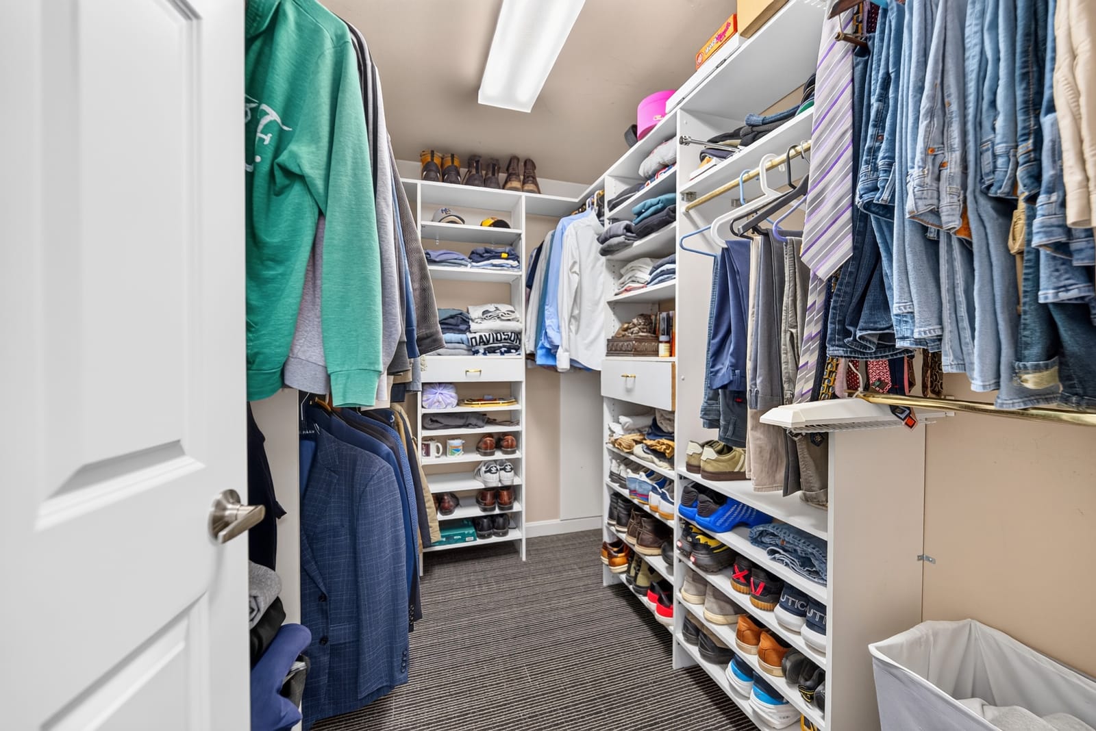 Primary walk-in closet
