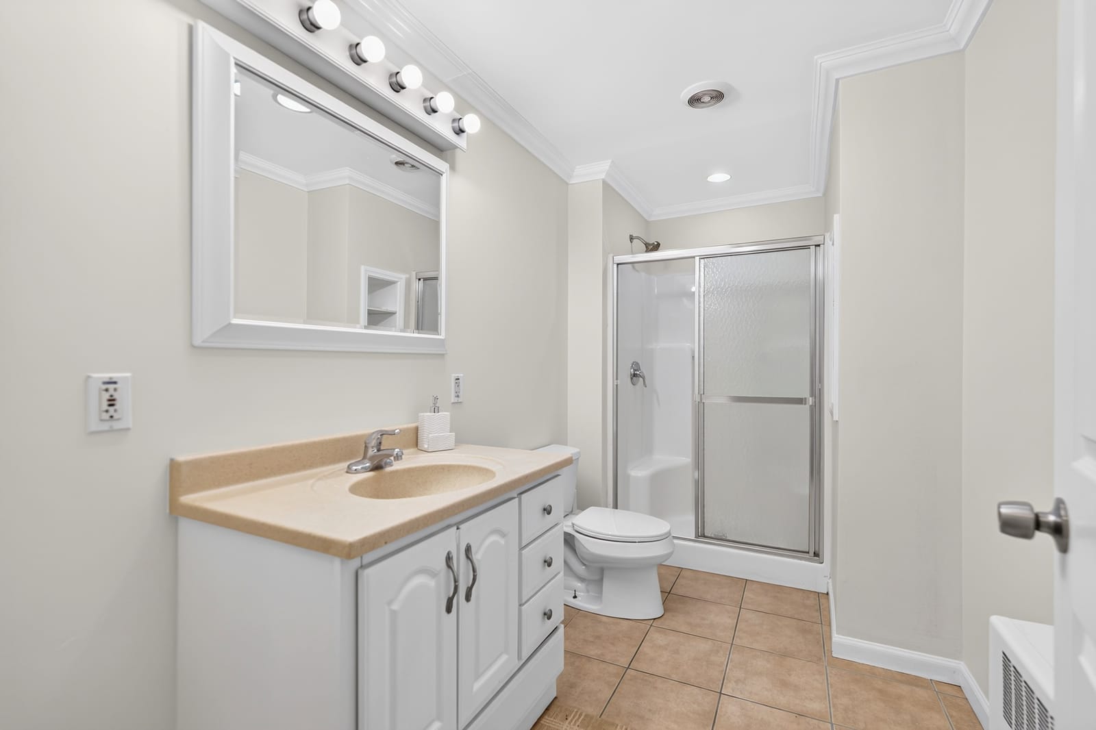 Lower level bathroom