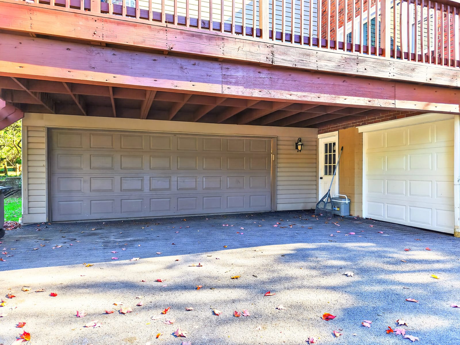 Two-car garage