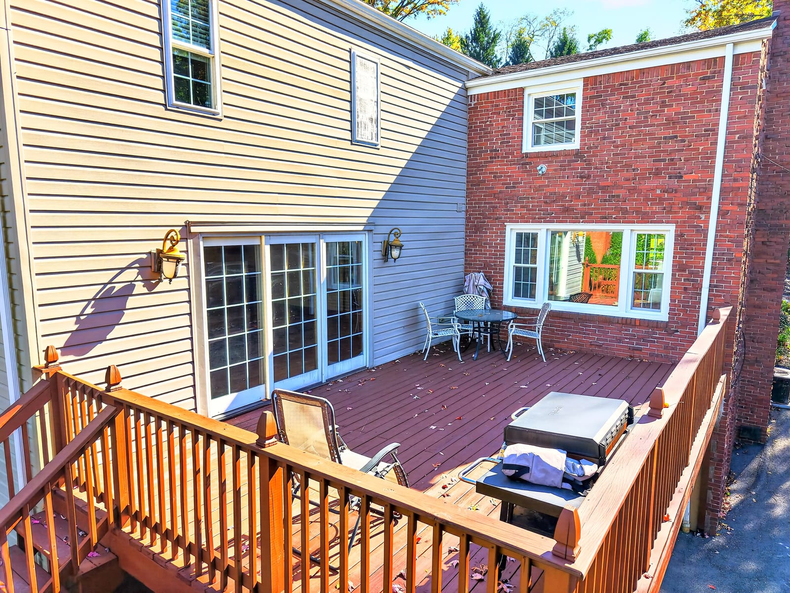 Deck and back of the house