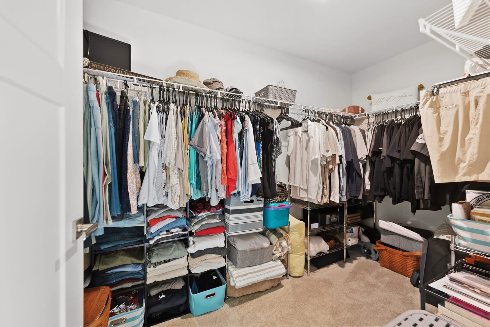 Primary closet