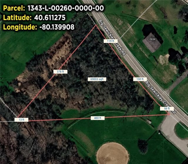 FROM ROUTE 19, RIGHT ON RED BELT, AT INTERSECTION TURN LEFT ONTO BIG SEWICKLEY CREEK, PROPERTY ON RIGHT (AFTER BROOKSIDE GARDENS)